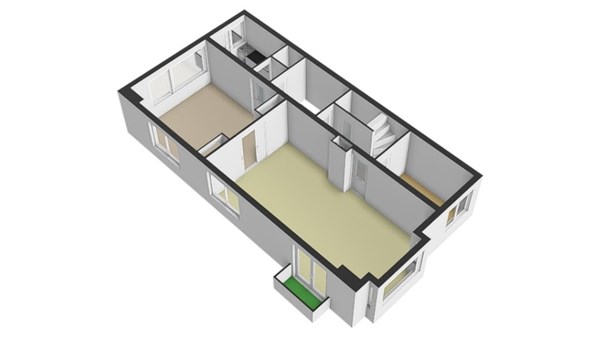 Floorplan - Noorderhavenkade 87A02, 3039 RK Rotterdam